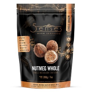 5Senses Nutmeg Whole | Nuez Moscada | Warm Serenade | Single Origin, Non-GMO, Fairtrade - 1 of 4