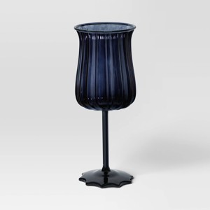 10.15oz Wine Glass Black - Threshold™ - 1 of 3