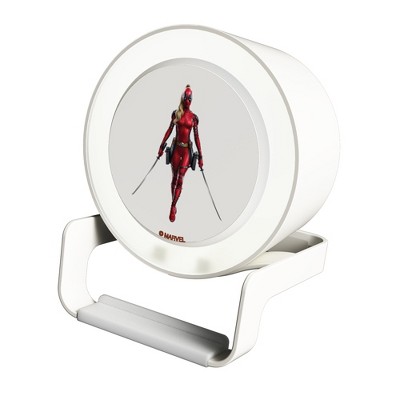 Keyscaper Marvel Ladypool Badge Night Light Charger and Bluetooth Speaker