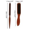 Unique Bargains Comfortable Beard Comb Umber Brown 2 Pcs - 2 of 3