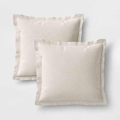 2pk Outdoor Pillow Set DuraSeason Fabric™ Linen - Threshold™