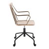 TiramisuBest Adjustable Preston Farmhouse Office Chair, Wood & Metal, 360¡ã Swivel, Spindle Back, Indoor Use - 2 of 4