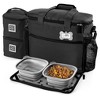 Overland Travelware 22" Dog Gear Travel Bag - Week Away Bag for Medium & Large Dogs with 2 Food Carriers, Placemat & 2 Bowls - image 4 of 4