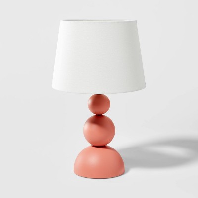 Modern Ball Table Lamp Rose Pink - Pillowfort™