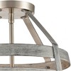 Elk Home Brigantine 2 - Light Semi-Flush Mount in  Weathered Driftwood - 2 of 3