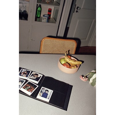 Large Black Rectangular Photo Album with Display Frame