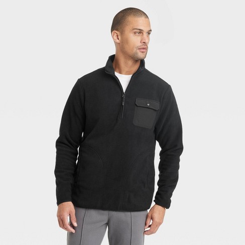 Men's Quilted Snap Pullover Sweatshirt - Goodfellow & Co™ : Target