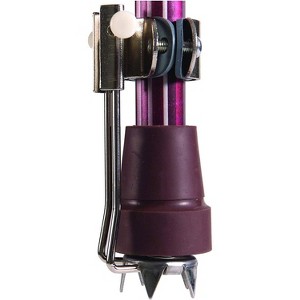 DMI Retractable 5 Prong Attachment Tip for Snow and Ice to Assist with Grip, can be Used on Canes, Crutches or Walkers, 1 Each - 1 of 3