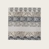 Anna-Kaci Women's Paisley Print Satin Square Scarf with Dual-Tone Design 35.5x35.5in - 4 of 4
