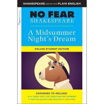 Midsummer Night's Dream: No Fear Shakespeare Deluxe Student Edition - (Sparknotes No Fear Shakespeare) by  Sparknotes & Sparknotes (Paperback)