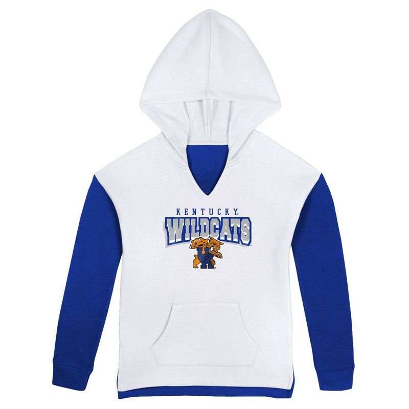 NCAA Kentucky Wildcats Girls&#39; Hooded Sweatshirt, 2 of 4