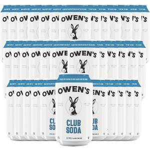 Owen’s Craft Mixers | Club Soda | Handcrafted in the USA with Premium Ingredients | Vegan & Gluten-Free Soda Mocktail and Cocktail Mixer - 1 of 2
