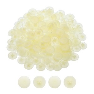 Unique Bargains Plastic Decoration Furniture White Screw Cap Covers - 1 of 3