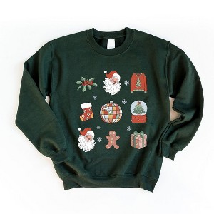 Simply Sage Market Women's Graphic Sweatshirt Christmas Collage - 1 of 4