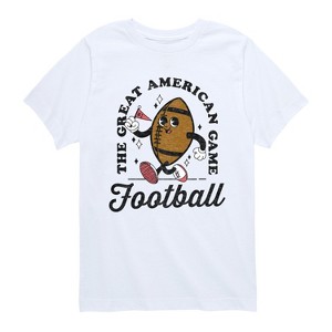 Boys' - Instant Message - Vintage Football Mascot Short Sleeve Graphic T-Shirt - 1 of 4