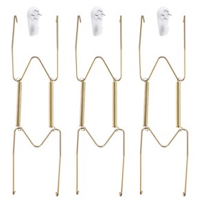 Unique Bargains Stainless Steel Invisible Design Tip Protector Wall Plate Hangers - 1 of 4