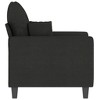 vidaXL Black Sofa Chair - Modern Design, Durable Fabric and Sturdy Frame, Comfortable Seat for Living Room, Office, Lounge Area - 3 of 4