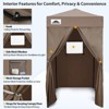 EAGLE PEAK 4x4 Pop Up Canopy, Flex Ultra Compact Portable Privacy Changing Room Photoshoots - 4 of 4