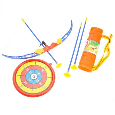 Toy bow and store arrow target