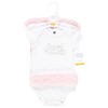 Hudson Baby Infant Girl Cotton Bodysuits, Sparkle Princess Tutu - 2 of 4