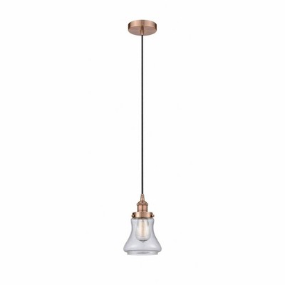 Bellmont - 1 Light Mini Pendant In Industrial Style-10 Inches Tall and 6.25 Inches Wide