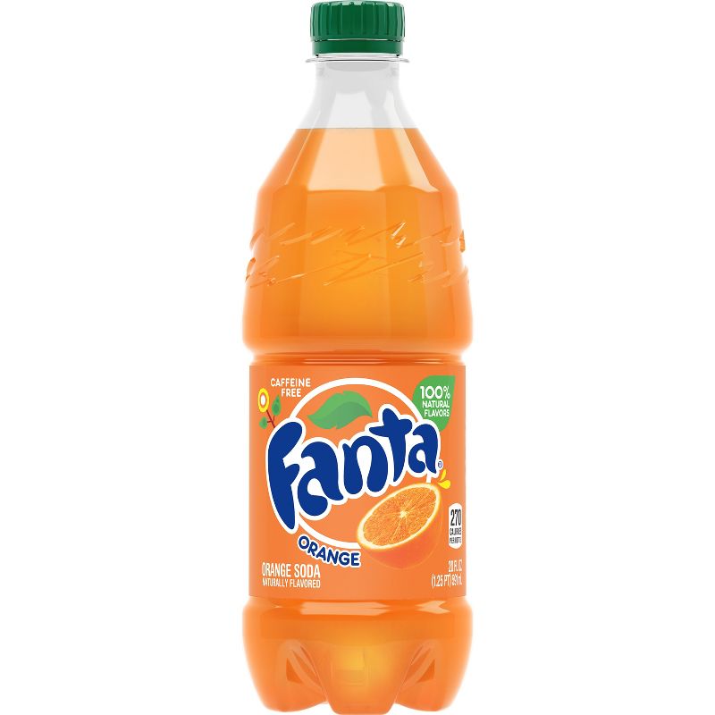 Fanta Orange Soda - 20 fl oz Bottle, 3 of 10