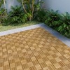 Interlocking Deck Tiles, Outdoor Waterproof & Anti-slip, for Patio, Balcony, Pool Side, Bathroom, Shower, Balcony, Porch - 3 of 4