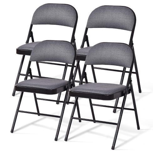 Upholstered folding dining chairs hot sale