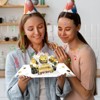 3D Pop Up Fireworks Birthday Cards, Blowable Cake Birthday Card with Music and Multicolor LED Lights Envelope and Blank Wish Card for 40 Years Old - 3 of 4