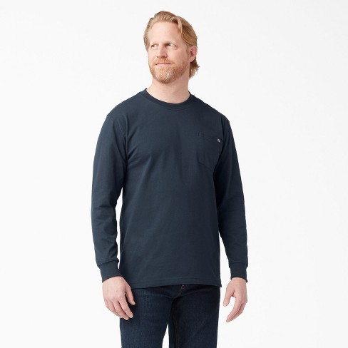 Dickies Heavyweight Long Sleeve Pocket T-Shirt, Dark Navy (DN), 2T