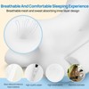 PAGED 25.79" Cervical Neck Pillow, Ergonomic Memory Foam Bed Pillow with Neck Support and Breathable Fabric for Back, Stomach or Side Sleepers - 4 of 4