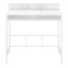 PAGED 47" L Computer Desk, Simple Modern Home Office Desk with 5 Cubbies and Long Desktop Shelf for Office, Study - 3 of 4