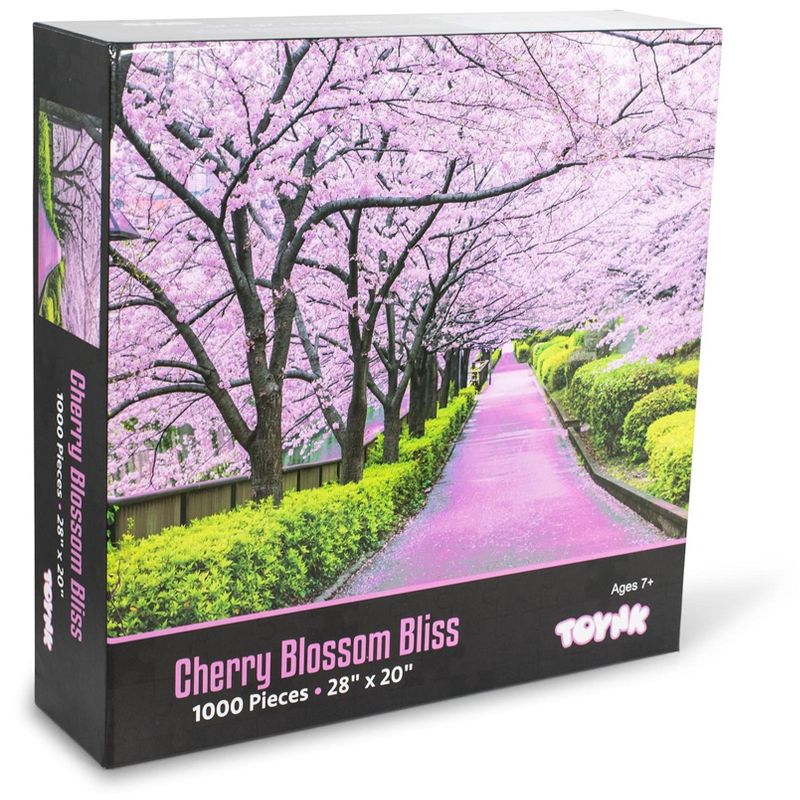 Toynk Cherry Blossom Bliss Tokyo Japan Puzzle | 1000 Piece Jigsaw Puzzle, 2 of 8