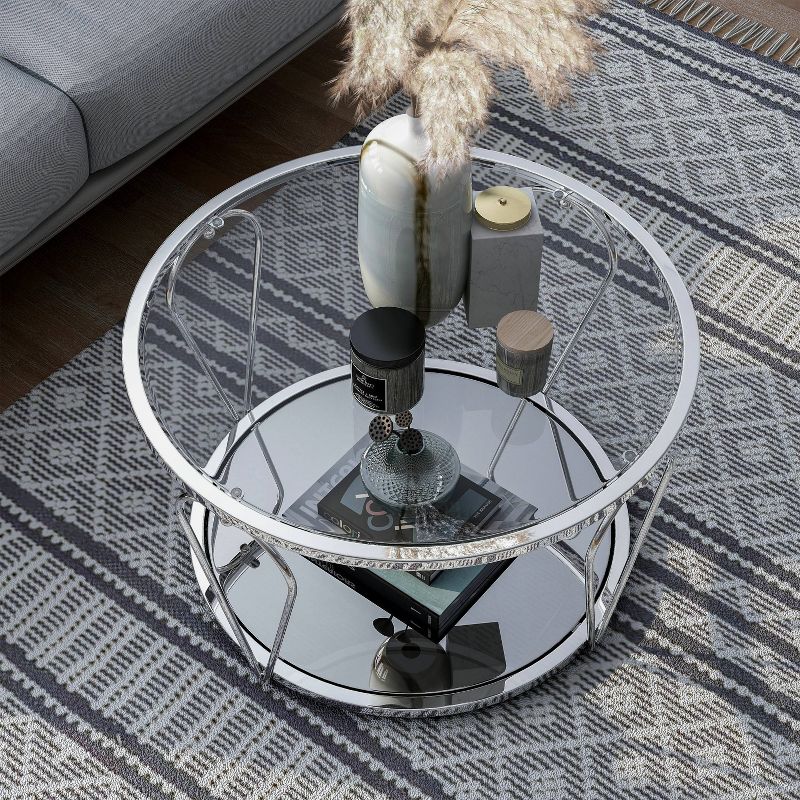 31" Kuut Contemporary Round Coffee Table - HOMES: Inside + Out, 5 of 7