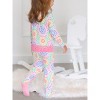 RuffleButts SoftSnooze Baby Girls Ruffle One Piece Footie Pajama - 4 of 4