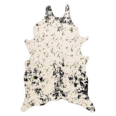 Nuloom Iraida Contemporary Faux Cowhide Indoor Area Rug