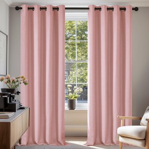 Deconovo Grommet Blackout Curtains, 2 Panels, OEKO-TEX Certified - 1 of 4