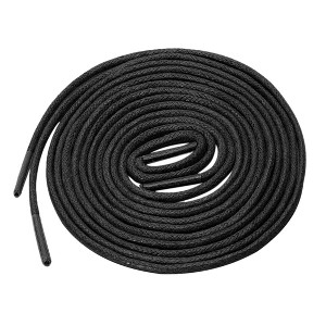 Elerevyo Round Waxed Colored Oxford Dress Shoes Boots Shoelaces 2 Pairs - 1 of 4