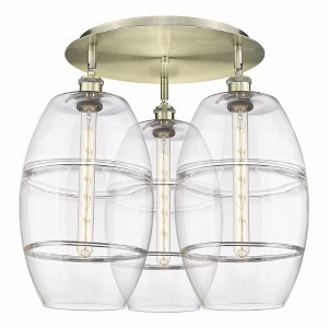 Vaz - 3 Light Flush Mount In Industrial Style-19.5 Inches Tall and 21.75 Inches Wide - 1 of 1