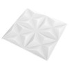 VidaXL 3D Wall Panels 12 pcs 19.7"x19.7" Origami White 32.3 ftÂ² - 4 of 4