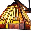 Chloe Lighting Innes Mission Tiffany-Style Blackish Bronze 5 Light Large Chandelier 30" Wide - 3 of 4