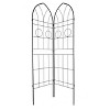 Lorna 2 Pack 78.7"x19.7" Metal Garden Trelli, Tiered Planters for Climbing Plants,  Outdoor Furniture Near Me - The Pop Home - 3 of 4