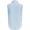 Girls Plaid Sleeveless Button Down Shirt Summer Crop Tops Tie Knot Blouse Tank Tops 4-13Y - 3 of 4