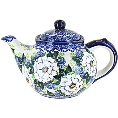 Blue Rose Polish Pottery 101 Kalich Teapot