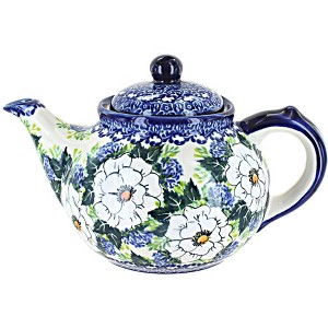 Blue Rose Polish Pottery 101 Kalich Teapot - 1 of 1