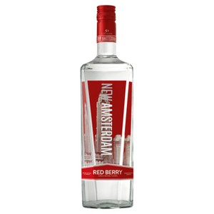 New Amsterdam Red Berry Flavored Vodka - 1L Bottle - 1 of 4