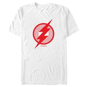 Men's The Flash Red Lightning Bolt Symbol T-Shirt - 1 of 4