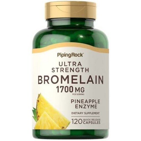 Piping Rock Bromelain Supplement 1700 Mg | 120 Capsules : Target