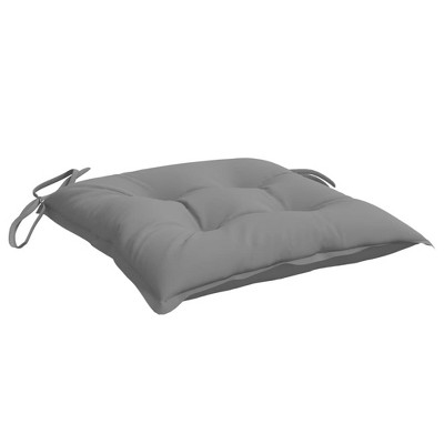 vidaXL Outdoor Chair Cushions 4 pcs Set - Comfortable and Durable Oxford Fabric, Gray Outdoor Seat Cushions
