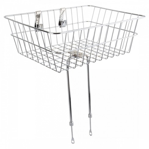 Fashion silver bike basket